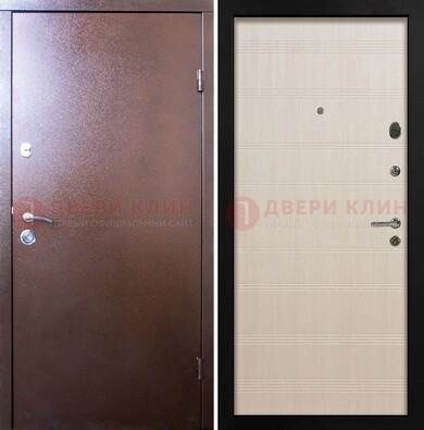 Входная дверь с порошковым покрытием и терморазрывом МДФ ДП-210 в Казани