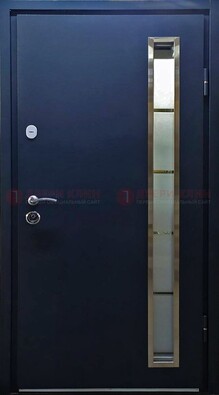 Металлическая дверь с порошковым покрытием и МДФ Белый дуб ДП-219 в Казани