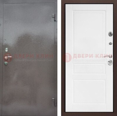Входная стальная дверь с порошковым окрасом и МДФ внутри ДП-311 в Казани