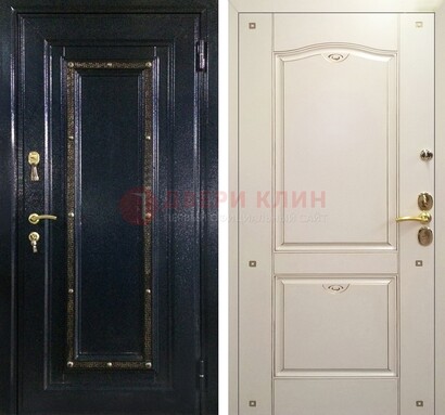 Входная дверь Дверь с золотистым декором ДПР-3 в Липецке